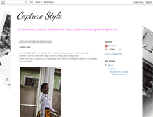Tablet Screenshot of capturestyle.blogspot.com