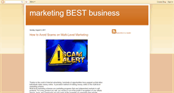 Desktop Screenshot of marketingbestbusiness.blogspot.com