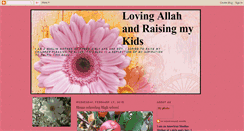 Desktop Screenshot of lovingallah.blogspot.com