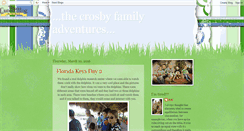Desktop Screenshot of bjcrosbys.blogspot.com