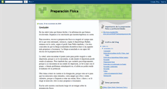 Desktop Screenshot of preparacion-fisica.blogspot.com