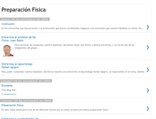 Tablet Screenshot of preparacion-fisica.blogspot.com