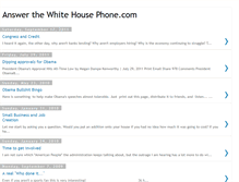 Tablet Screenshot of answerthewhitehousephone.blogspot.com