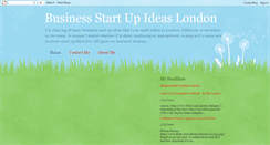 Desktop Screenshot of businessstartupideaslondon.blogspot.com