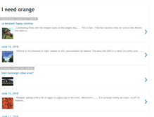 Tablet Screenshot of ineedorange.blogspot.com