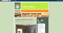 Desktop Screenshot of craftroomideas.blogspot.com