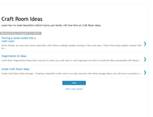 Tablet Screenshot of craftroomideas.blogspot.com