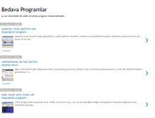 Tablet Screenshot of bedava-program.blogspot.com