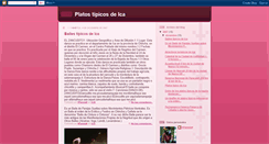 Desktop Screenshot of platosdeica.blogspot.com