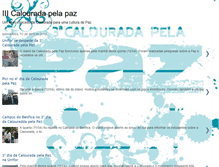 Tablet Screenshot of calouradapelapaz.blogspot.com