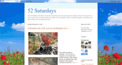 Desktop Screenshot of 52funsaturdays.blogspot.com