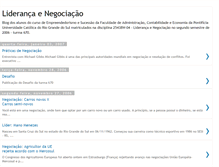 Tablet Screenshot of liderancaenegociacao.blogspot.com
