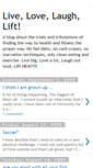 Mobile Screenshot of livelovelaughlift.blogspot.com