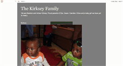 Desktop Screenshot of kirkseyfamily.blogspot.com