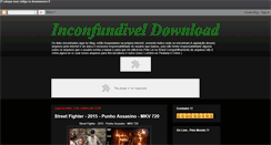 Desktop Screenshot of inconfundiveldownload.blogspot.com