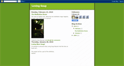 Desktop Screenshot of lovingsoup.blogspot.com