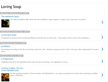 Tablet Screenshot of lovingsoup.blogspot.com