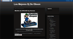 Desktop Screenshot of losmejoresdjdeobson.blogspot.com