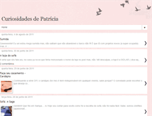 Tablet Screenshot of curiosidadesdepatricia.blogspot.com