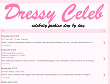 Tablet Screenshot of dressyceleb.blogspot.com