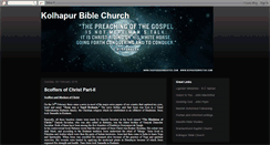 Desktop Screenshot of kolhapurbiblechurch.blogspot.com