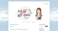 Desktop Screenshot of lifebycassie.blogspot.com