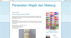 Desktop Screenshot of perawatanwajah-makeup.blogspot.com