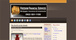 Desktop Screenshot of freedommortgages.blogspot.com