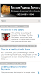 Mobile Screenshot of freedommortgages.blogspot.com