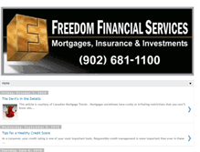 Tablet Screenshot of freedommortgages.blogspot.com