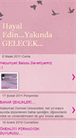 Mobile Screenshot of hayaledinyakindagelecek.blogspot.com