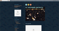 Desktop Screenshot of eluniversoinfinito.blogspot.com