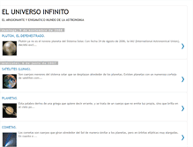 Tablet Screenshot of eluniversoinfinito.blogspot.com