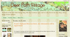 Desktop Screenshot of deerpathvintage.blogspot.com