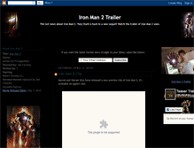 Tablet Screenshot of iron-man-2-trailer.blogspot.com