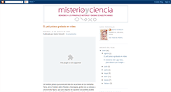 Desktop Screenshot of misterioyciencia.blogspot.com