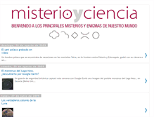 Tablet Screenshot of misterioyciencia.blogspot.com