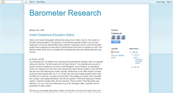 Desktop Screenshot of barometerresearch.blogspot.com