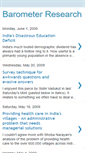 Mobile Screenshot of barometerresearch.blogspot.com