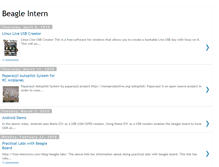 Tablet Screenshot of beagleintern.blogspot.com
