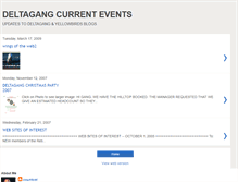 Tablet Screenshot of deltagangevents.blogspot.com