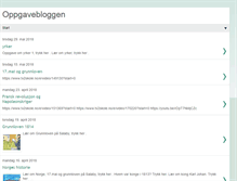 Tablet Screenshot of oppgavebloggen.blogspot.com