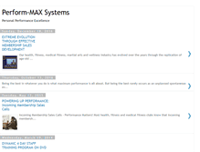 Tablet Screenshot of perform-maxsystems.blogspot.com