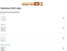 Tablet Screenshot of paljobs-ngo.blogspot.com