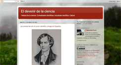Desktop Screenshot of devenirdelaciencia.blogspot.com