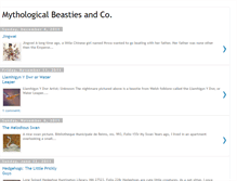 Tablet Screenshot of mythologicalbeastiesandco.blogspot.com