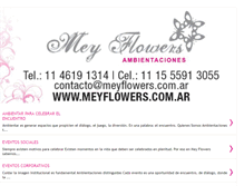 Tablet Screenshot of meyflowersambientaciones.blogspot.com