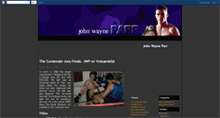 Desktop Screenshot of johnwayneparr.blogspot.com