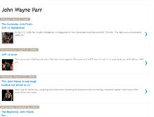 Tablet Screenshot of johnwayneparr.blogspot.com