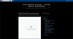 Desktop Screenshot of fiveminutesitcom.blogspot.com